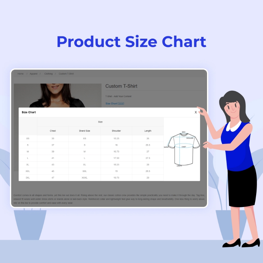 Picture of Product Size Chart Plugin